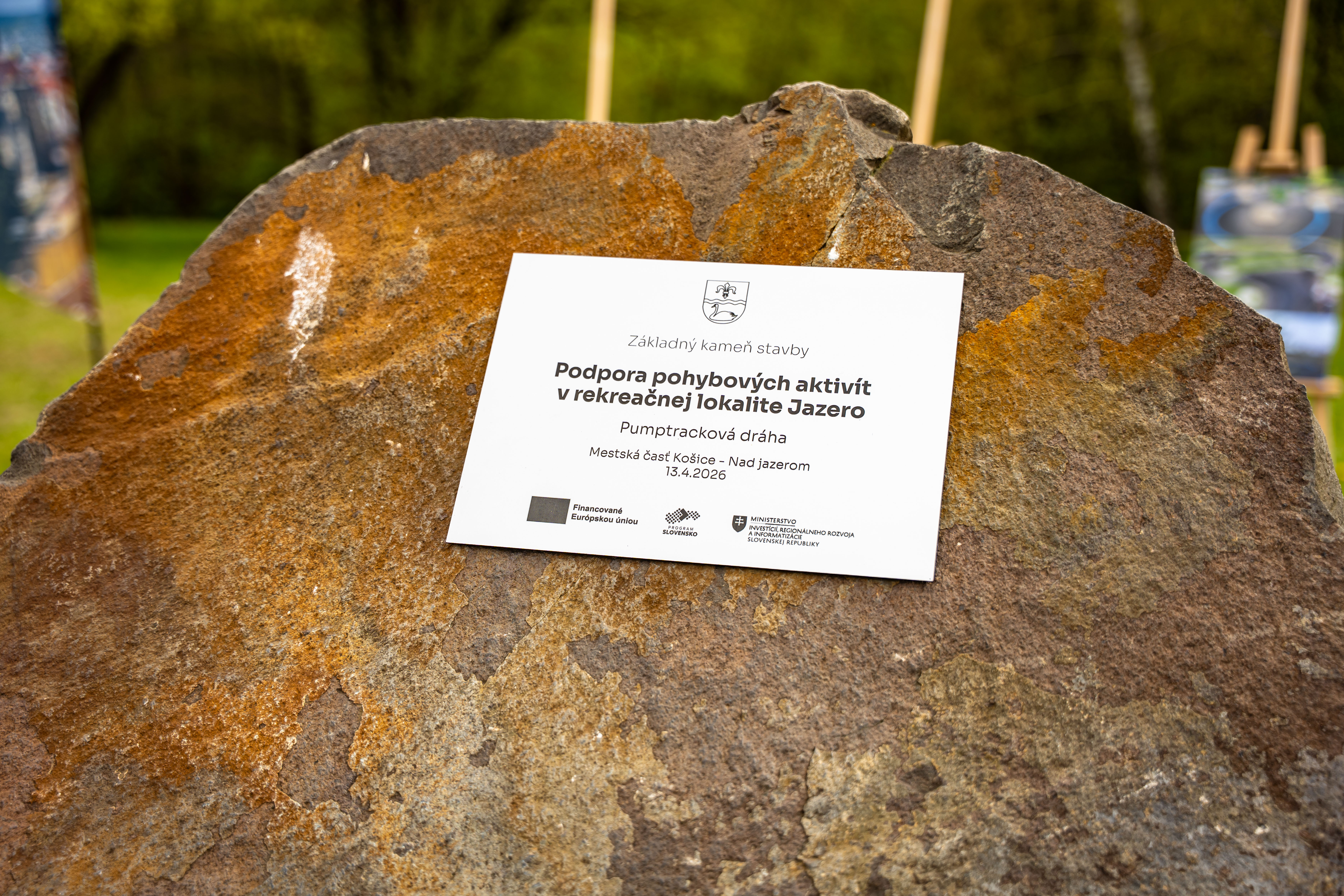 Podpora pohybovych aktivit v rekreacnej lokalite Jazero-1